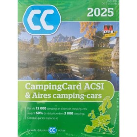 LIVRES ACSI  CAMPING-CARD  ET AIRES CAMPING-CARS 2025