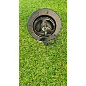 Coupelle  courte avec bouchon à clé et raccordement d'évent noir Coupelle  courte avec bouchon à clé et raccordement d'évent noir