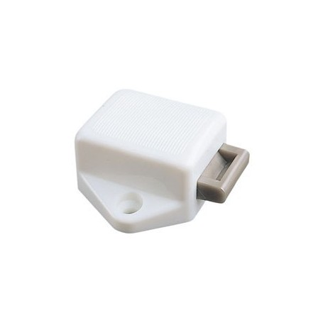 MINI SERRURE PUSH-LOCK BLANCHE UTILISABLE D'UN COTE