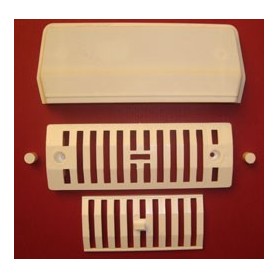 AÉRATEUR DE PAROI BLANC 171 X 60 mm - 12 cm² AÉRATEUR DE PAROI BLANC 171 X 60 mm - 12 cm²