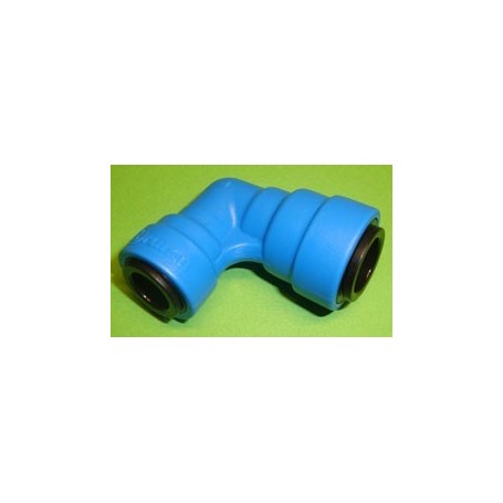 RACCORD COUDE JG 10/12 MM BLEU