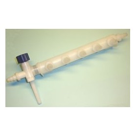 DISTRIBUTEUR D'EAU 5 SORTIES AVEC SOUPAPE D'EVACUATION